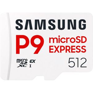 Samsung Micro-SD-Karte P9 Express MB-MK512T/WW, 512GB, bis 800 MB/s, UHS-I U3, SDXC