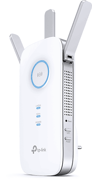 TP LINK REACONDICIONADO Seminuevo Excelente Repetidor WiFi - TP-Link RE450 Doble Banda, 3 antenas, MU-MIMO, Ethernet Gigabit, WPS, AC1750