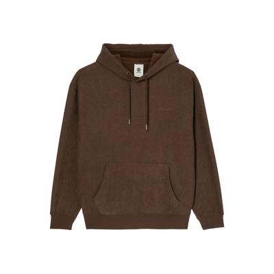 Kapuzensweatshirt ELEMENT "Lowcase Corduroy", Herren, Gr. M, braun (java), Obermaterial: 100% Polyester., Sweatshirts