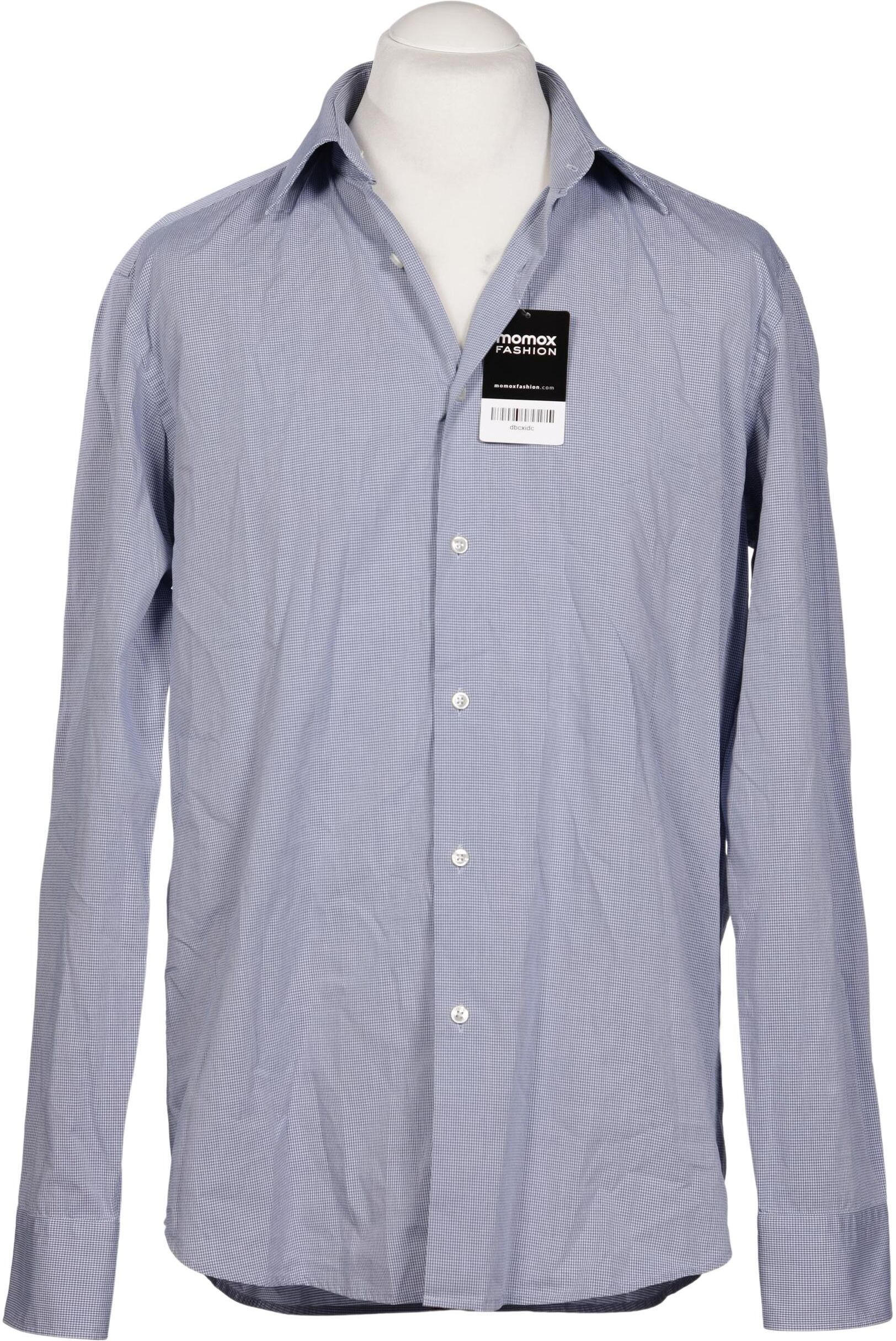 Hugo by Hugo Boss Herren Hemd, Hellblau, Gr. 42, Baumwolle - Second Hand