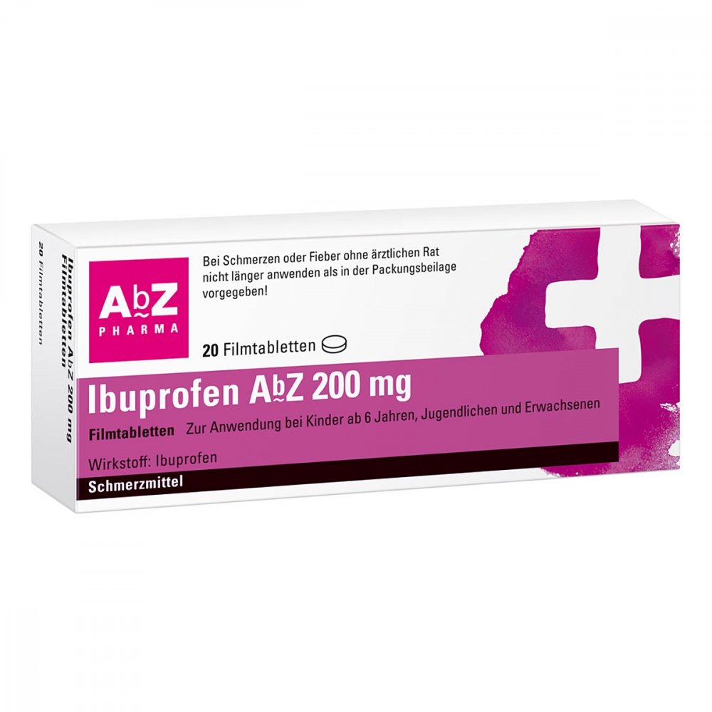 AbZ Pharma GmbH Ibuprofen AbZ 200mg 01016049