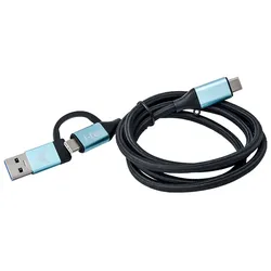 i-tec USB-C auf USB-C Kabel mit integriertem USB 3.0 Adapter