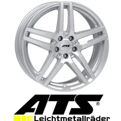 ATS Mizar 8X18 5/112 ET43 Polar-Silber