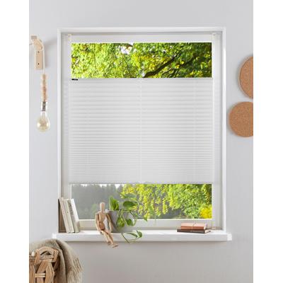 Plissee OTTO HOME "LAHOLM" Gr. 9, weiß, B:120cm H:130cm, Obermaterial: 100% Polyester, Plissees, Fixmaß, Bestseller mit über 4000-Bewertungen, für Fenster & Tür, Topseller