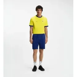 BOSS für Herren. 50562134 Trikot mit gelber Flagge (S), Lässig, Sportlich, Baumwolle, Kurzarm