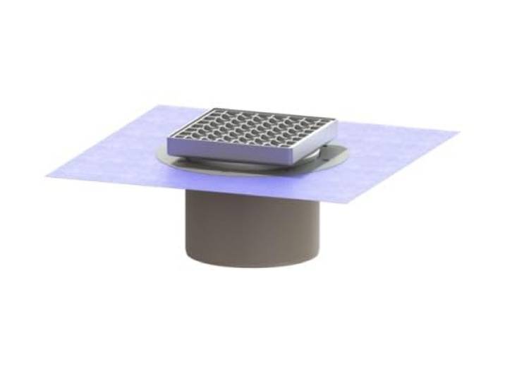 KESSEL Dünnbettaufsatz Gitterrost 200 x 200 Edst. 48969