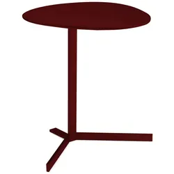 Birdy Kiesel Beistelltisch oval rubinrot H: 45cm