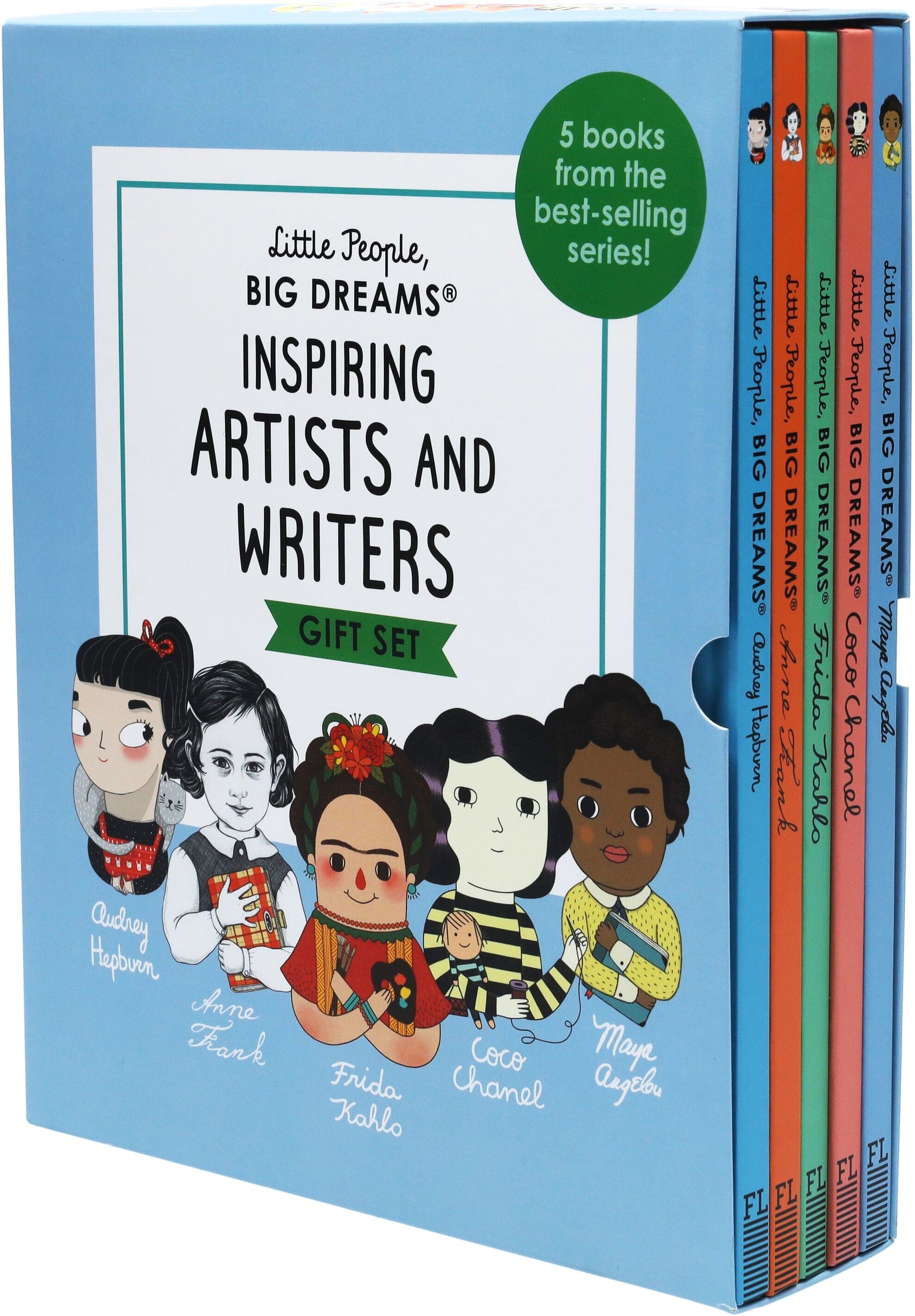 Little People Big Dreams Inspiring Artists and Writers Gift 5 Books Box Collection Set by Lisbeth Kaiser - Ages 7-9 - Hardback Frances Lincoln Publishers Ltd