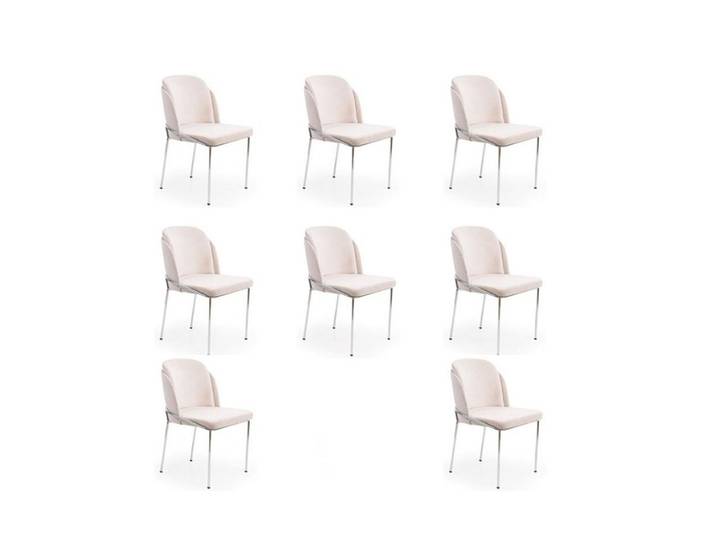 Xlmoebel Sitzgruppe Italienisches Design-Stuhl-Set aus hochwertigem Material, (Stuhl-Set, 8-tlg., 8x Stühle), Hergestellt in Europa