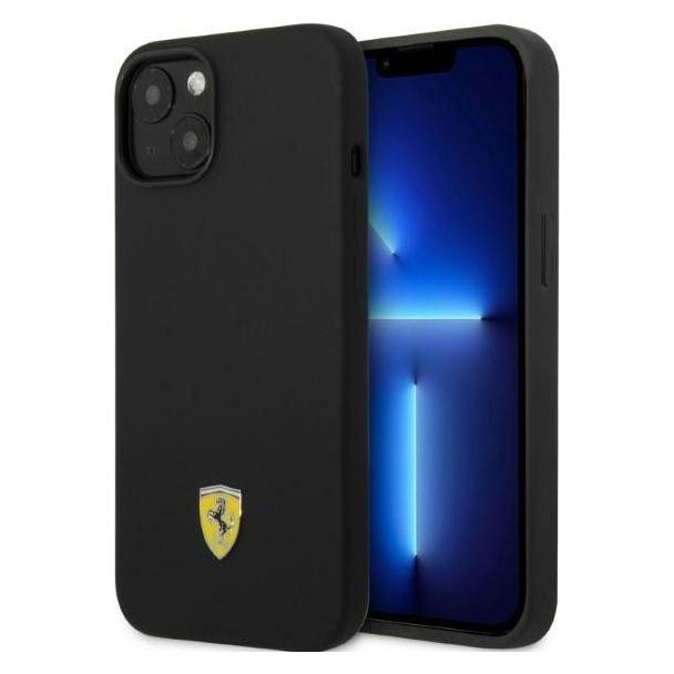Ferrari FEHMSIP14MBK iPhone 14 Plus 6,7" czarny/black hardcase Silicone Metal Logo Magsafe (Apple iPhone 14 Plus) (FER000530-0)