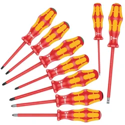 Wera 160 i/162 i/167 i/9 Schraubendrehersatz Kraftform Plus Serie 100, 9-teilig - 05133355001