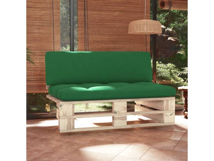 vidaXL Outdoor-Mittelsofa Paletten Imprägniertes Kiefernholz