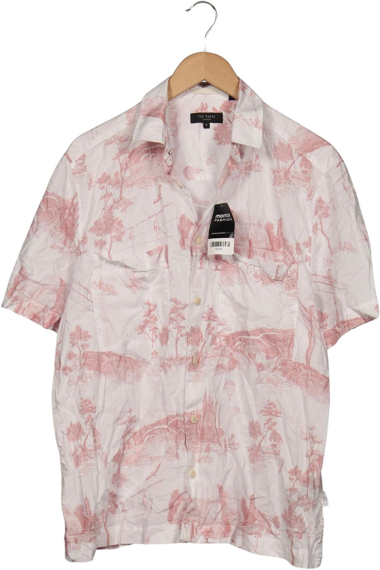 TED Baker Herren Hemd, Mehrfarbig, Gr. XL (Ted Baker 5), Baumwolle - Second Hand