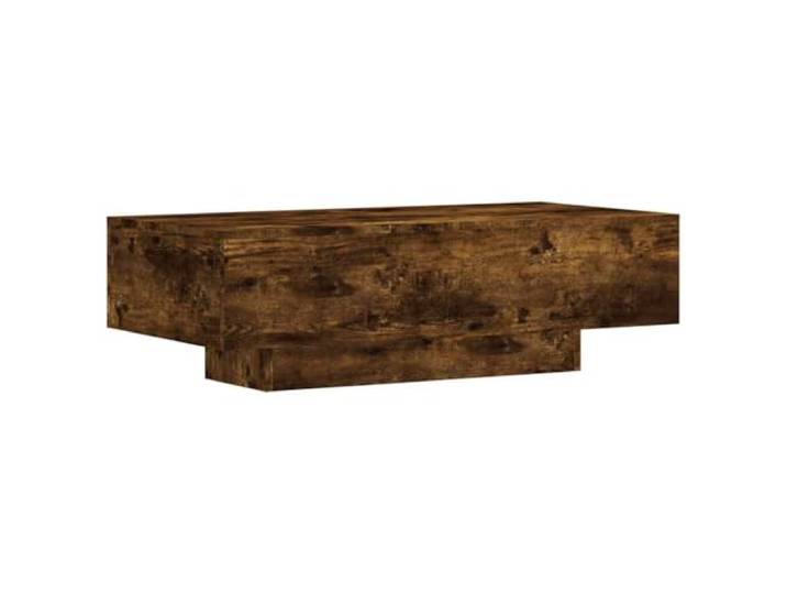 Favemtsl Couchtisch Räuchereiche 100x49,5x31 cm Holzwerkstoff Modernes Design für Wohnzimmer und Gästezimmer, großzügige Ablagefläche aus stabilem Holzwerkstoff.