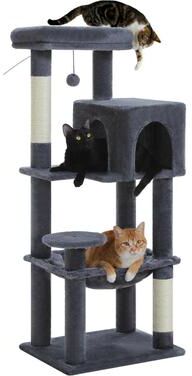 Uplift Picks Multi Level Cat Tree Tower With Hammock Condo And Scratching Posts c
