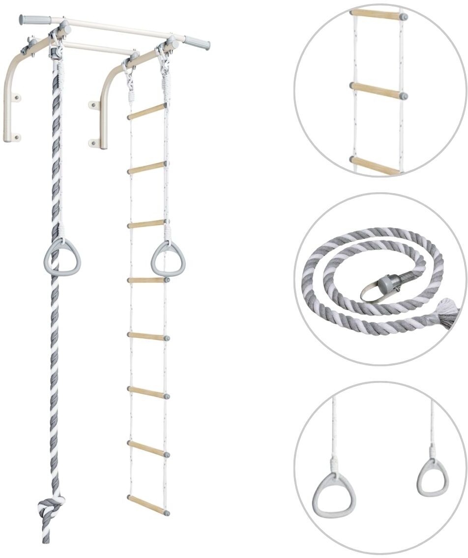 Monkey-Gym Barre de traction avec accessoires