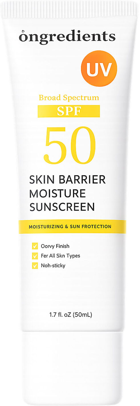 ONGREDIENTS Skin Barrier Moisture Sun Cream SPF50 50ml