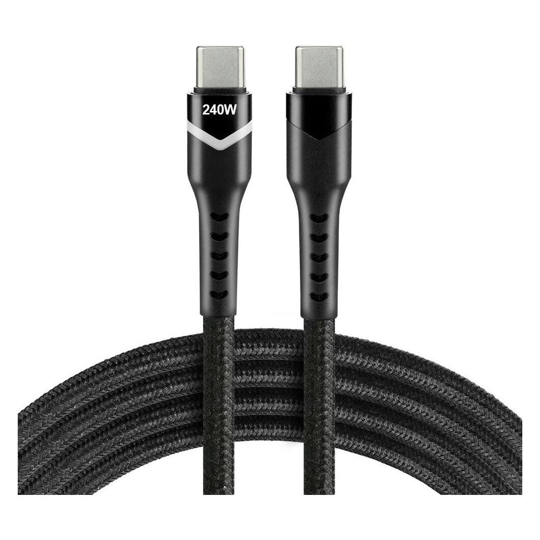 Usams USB-C PD 240W Kabel 2,0m everActive CBB-2PDRS (2 m, USB 2.0, 240 W) (EVERACTIVE)