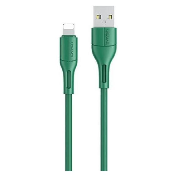 Usams Kabel U68 lightning 2A Fast Charge 1m zielony/green SJ500USB04 (US-SJ500) (1 m) (SJ500USB04)