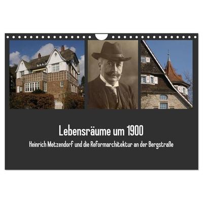 Lebensräume um 1900 (Wandkalender 2027 DIN A4 quer), CALVENDO Monatskalender