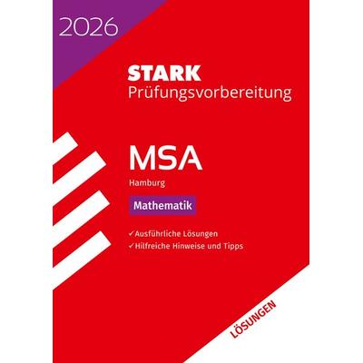 STARK Lösungen zu Mathematik - MSA 2026 Hamburg - Prüfungsvorbereitung, Taschenbuch von , Stark Verlag GmbH, 978-3-8490-6273-6