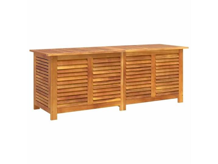 &Mode Boîte de rangement de jardin/Coffre à Coussin Extérieur - persiennes 150x50x56cm bois acacia Sale762579