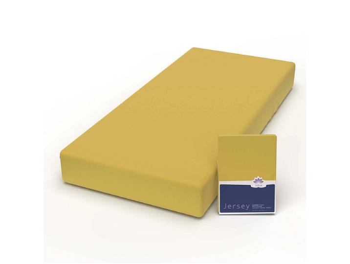 LOTUS BEDDING Fixleintuch COMFORT 160x200cm gold