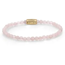 Rebel & Rose RR-40103-G-S Damen-Armband Pink Rose Gold 4 mm
