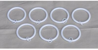 Urbanest Metal Curtain Drapery Eyelet Rings, 2-inch Inner Diameter, Set of 14