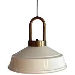 Bamyum Asletl Vintage Metall Weiß Pendelleuchte