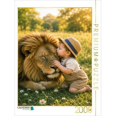 CALVENDO Puzzle Ein sanfter Augenblick | 2000 Teile Lege-Größe 90x67cm Foto-Puzzle für glückliche Stunden