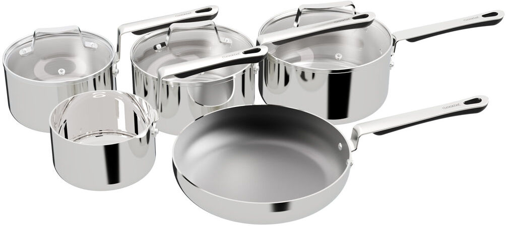 Grunwerg Commichef 5-Piece Cookware Set Silver 1