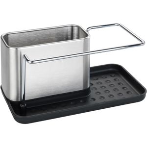 Wenko Spülbecken-Organizer Orio, silber, 21 x 10 x 12 cm (B/H/T), Edelstahl