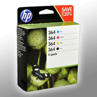 4 HP Tinten N9J73AE 364 Multipack KCMY