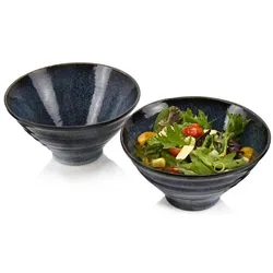 Sänger Geschirr Servierschalen Set Tokio, Schüssel + Schale, Blau