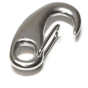 PRIOstahl Karabinerhaken 315, Edelstahl, 100x15mm, groß, mit Schnapphaken