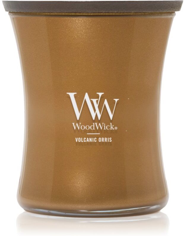 Woodwick Precious Metals Volkanic Orris scented candle 275 g