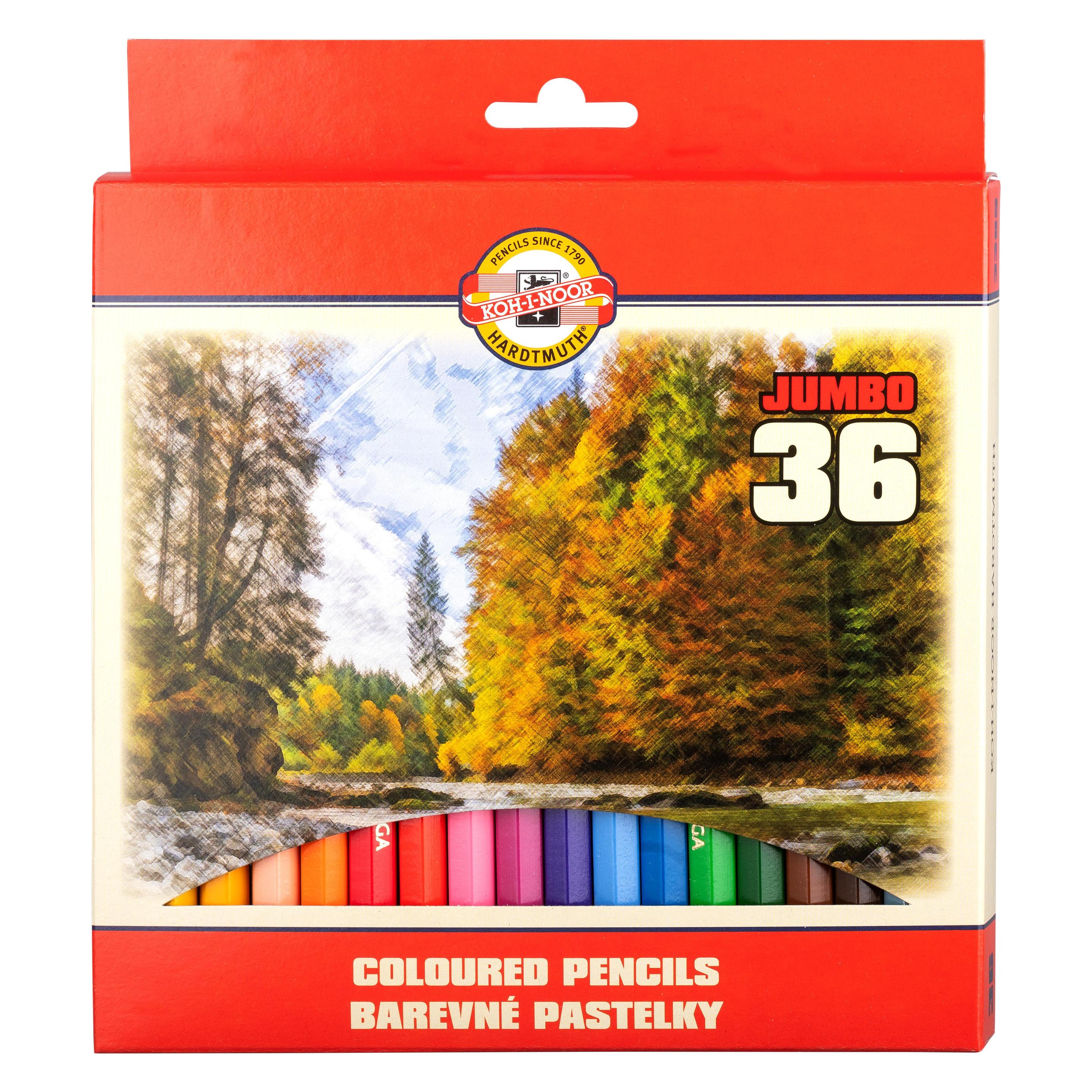 Koh-i-Noor Omega Jumbo Bleistifte 36 Farben (377955) (36x) (377955)