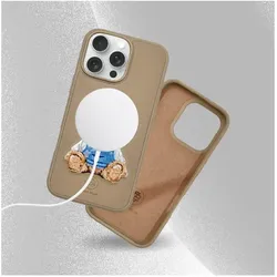 Forcell Headphone case Zuck Bear ZUCK BEAR case EVERLEY compatible with MagSafe 16 champaign gold (Apple iPhone 16), Smartphone Hülle, Gold