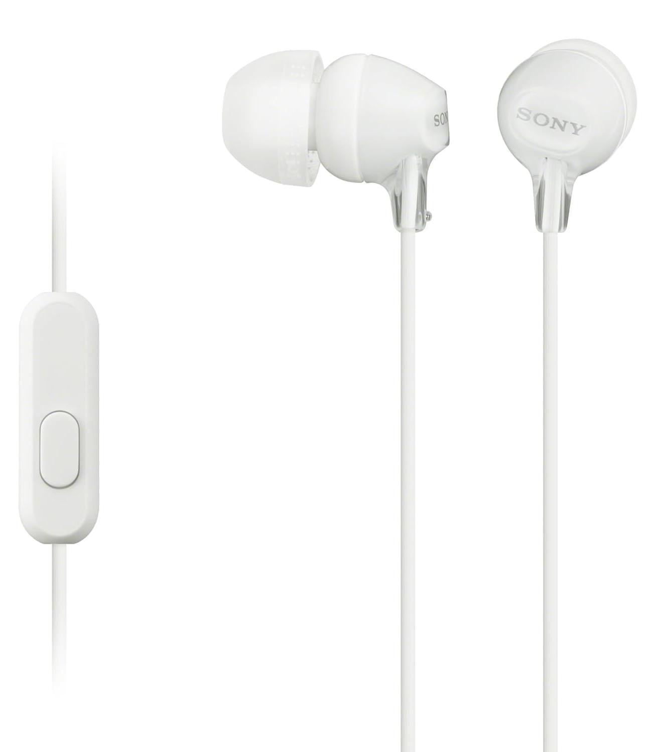 Sony MDR-EX15AP In-ear oordopjes met kabel, stereo, 3,5 mm, wit