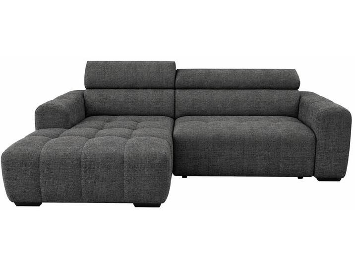 Ecksofa ZONDA Stoff anthrazit