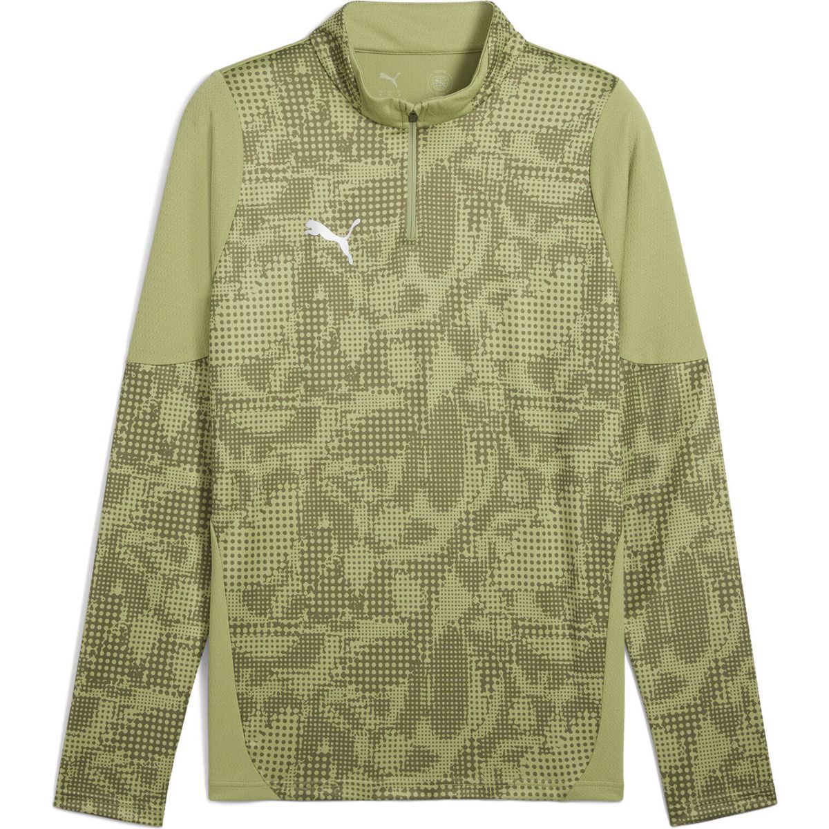Puma Teamcup Training 1/4 Zip Top calming green-puma silver-puma olive (40) M 659164-40-M