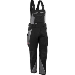 Grizzlyskin Arbeitshose IRON GIM37, Herren, Latzhose, schwarz-grau, Größe 52