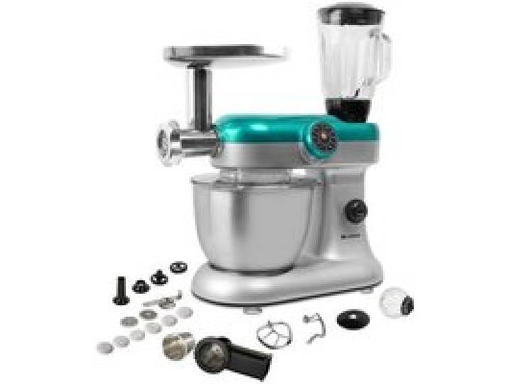 Robot Pétrin Multifonctions Kitchen MIX KM284MEX Professional - KLAISER - Gris - 5 5 L - 1000 Watt