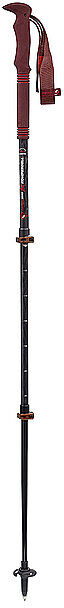 KOMPERDELL Trekkingstöcke Carbon Pro Zero Compact dunkelrot B