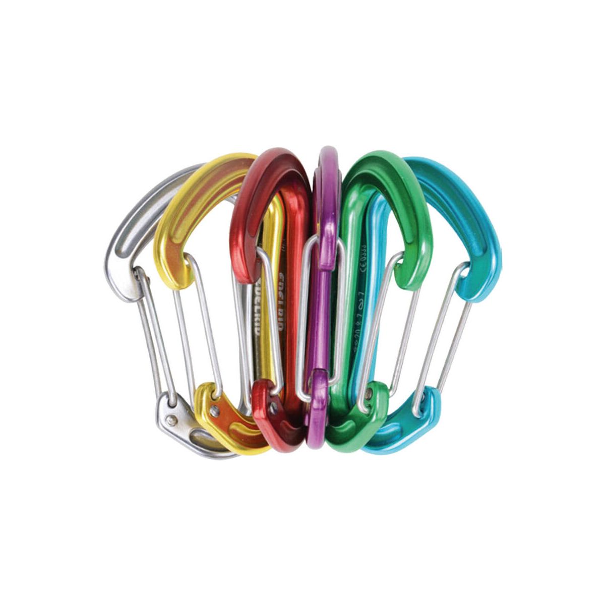 Edelrid Nineteen G Sixpack assorted colours (900) 718060009000