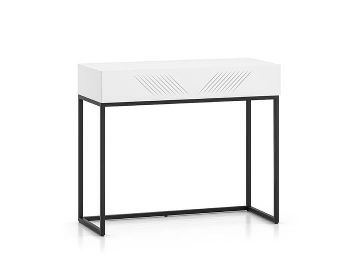 Console Coiffeuse 1 tiroir Aura Blanc