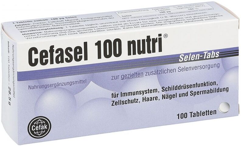 Cefasel 100 nutri Selen Tabs Tabletten
