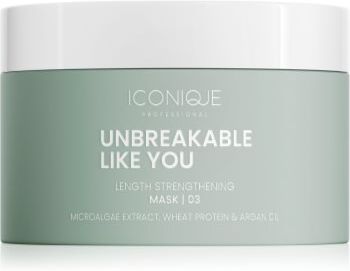 ICONIQUE Professional UNBREAKABLE LIKE YOU Length Strengthening máscara para reforçar os comprimentos de cabelo 200 ml. UNBREAKABLE LIKE YOU Length Strengthening