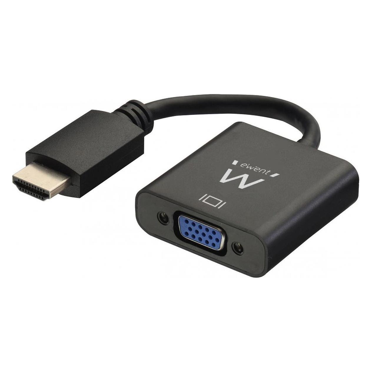 Ewent HDMI (Typ A) - VGA (HDMI, VGA, 4.50 cm) (EW9864)